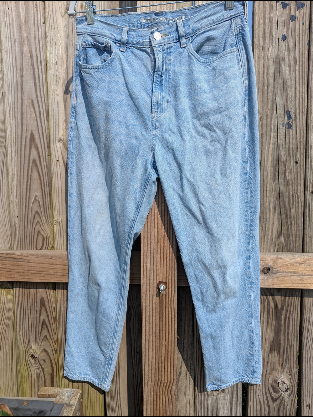 American Eagle Outfitters Light Blue Mom Jeans
